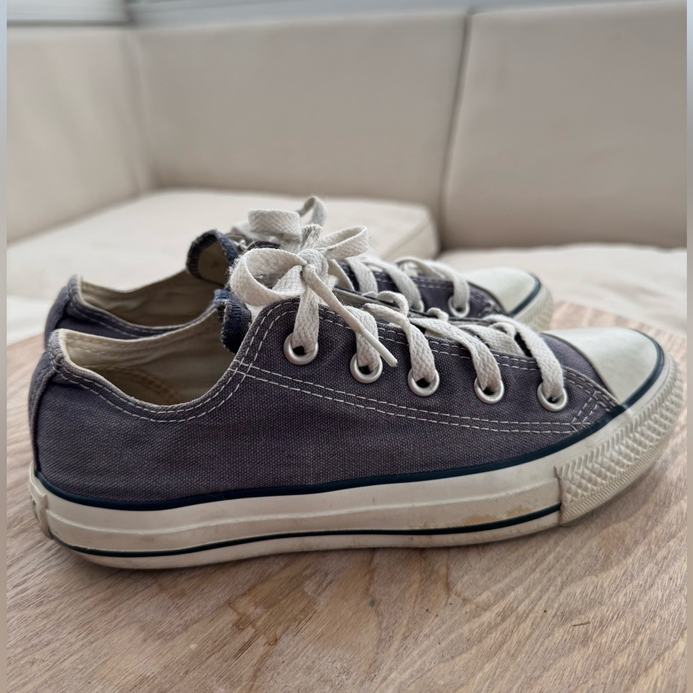 Converse Unisex CT All Star Ox Blue Casual Shoes Sneakers Size M4/W6 - Picture 4 of 7